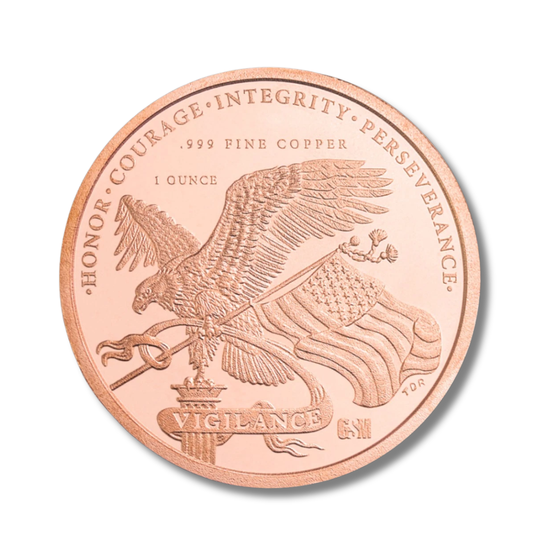 250th Anniversary, America 250, 1776 2026, Copper Round, Golden State Mint, Patriotic Copper, USA Anniversary, Liberty Bell, Statue of Liberty, Mount Rushmore, Copper Bullion, .999 Fine Copper, American History, Collectible Copper, Commemorative Round