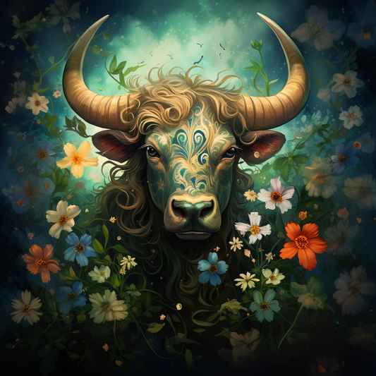 Taurus Zodiac Sign staring at the viewer