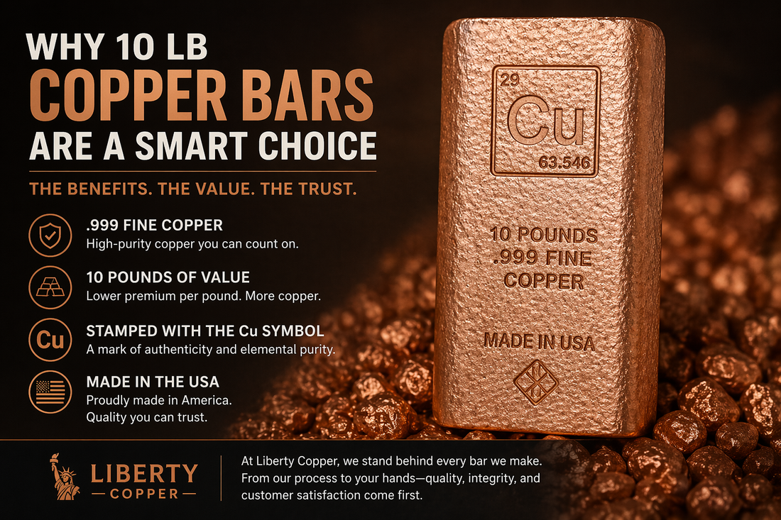 Why 10 lb Copper Bars Are Gaining Attention — And Why Liberty Copper Stands Out