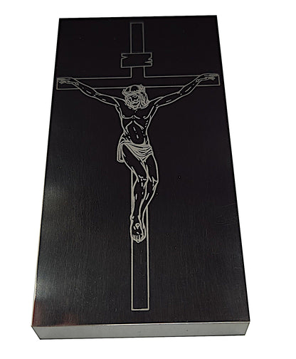 The Ten Commandments - Cross of Jesus one pound titanium Bar by Liberty Copper 