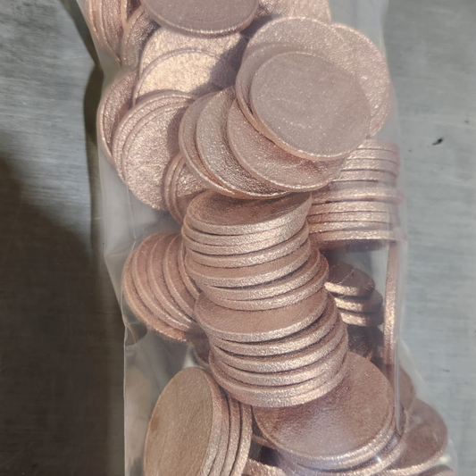 100 oz .999 fine blank copper rounds ideal for crafts and laser engraving

Set of 100 ounces of blank .999 fine copper rounds with smooth surfaces, perfect for crafting and laser engraving projects

100 oz .999 fine copper rounds blanks for laser engraving, metal stamping, and DIY crafts