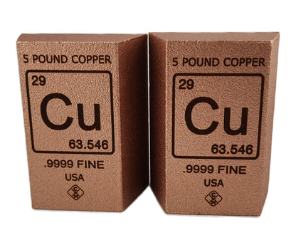 5-pound Trapezoid Copper Bar .999 Fine Bullion Ingot – Chalcolithic Metals