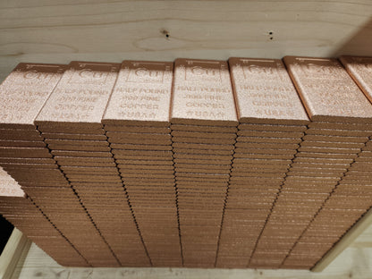 Half Pound .999 Fine Copper Bullion By Liberty Copper