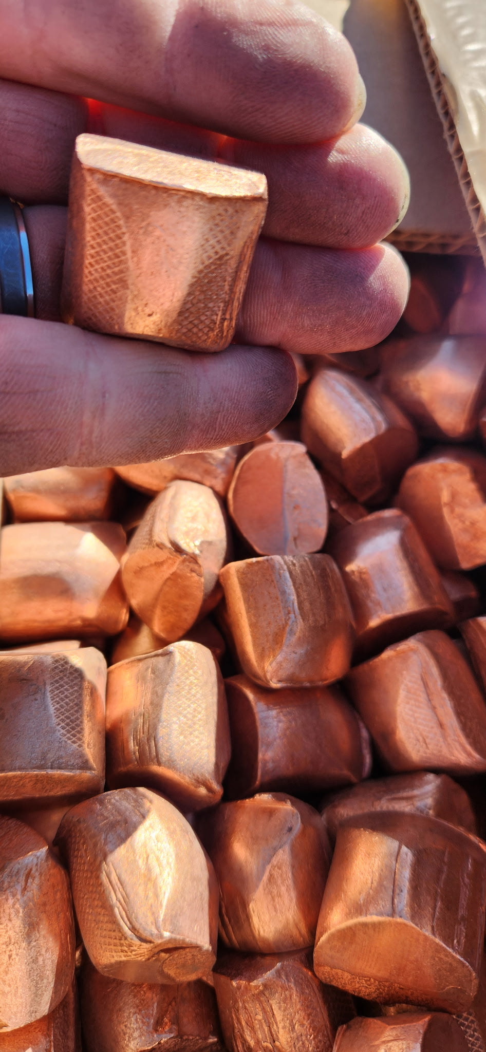 Pure Copper Nuggets. .999 Fine