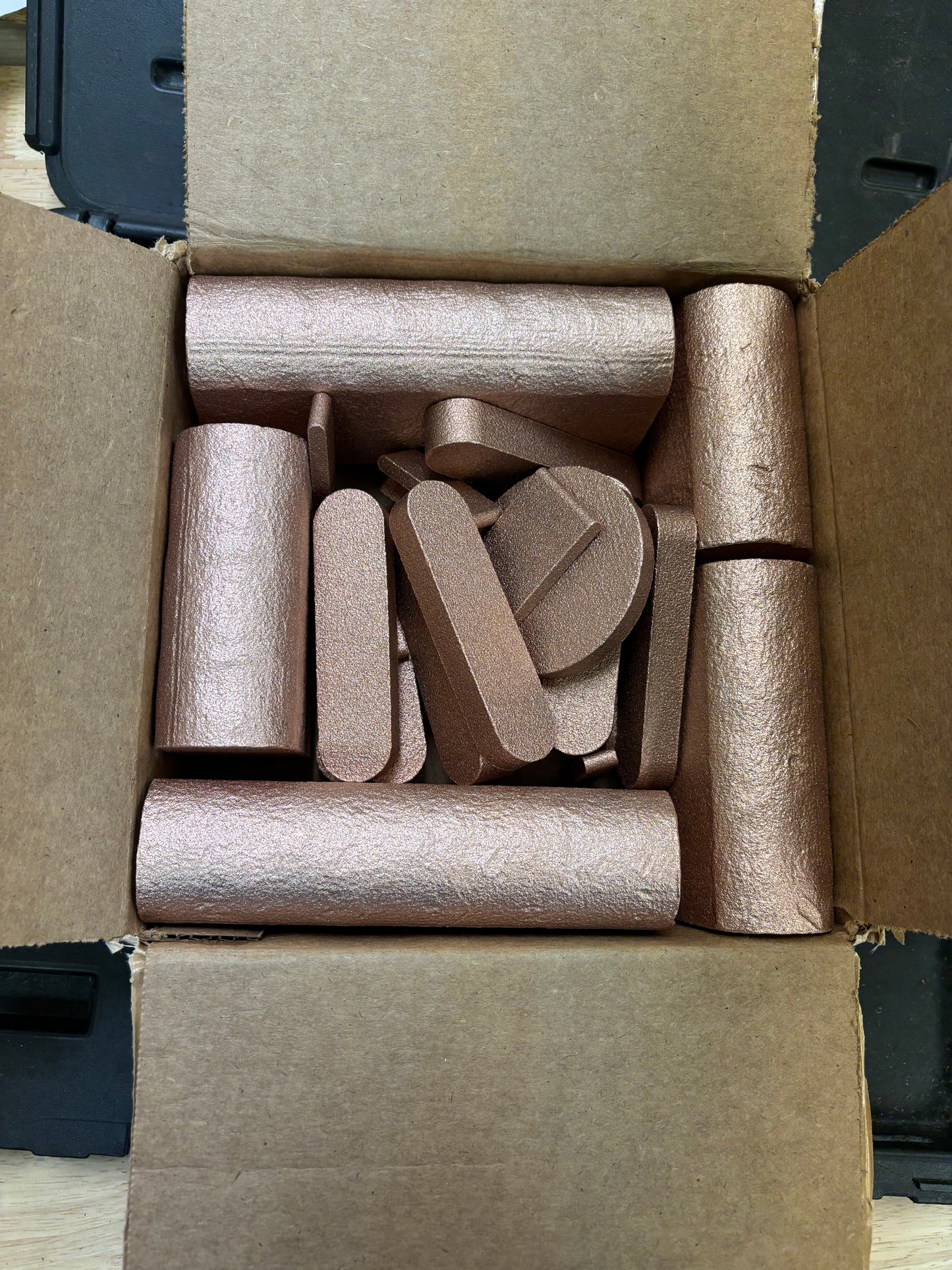 50 LB .999 Fine Copper Bullion Bars – Bulk Production Material Lot | Made in USA
