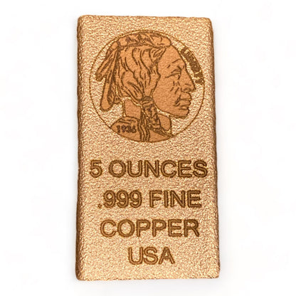 Collectable Indian head nickel 5 oz copper