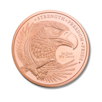 copper eagle round
1 oz copper round
.999 fine copper
golden state mint copper
eagle copper bullion
patriotic copper round
copper bullion round
american eagle copper round
buy copper rounds
copper stacking
copper collector
made in usa copper rounds
liberty copper
copper investment
copper bullion USA