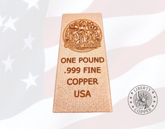 Copper Mutant 1 Pound Copper Bar