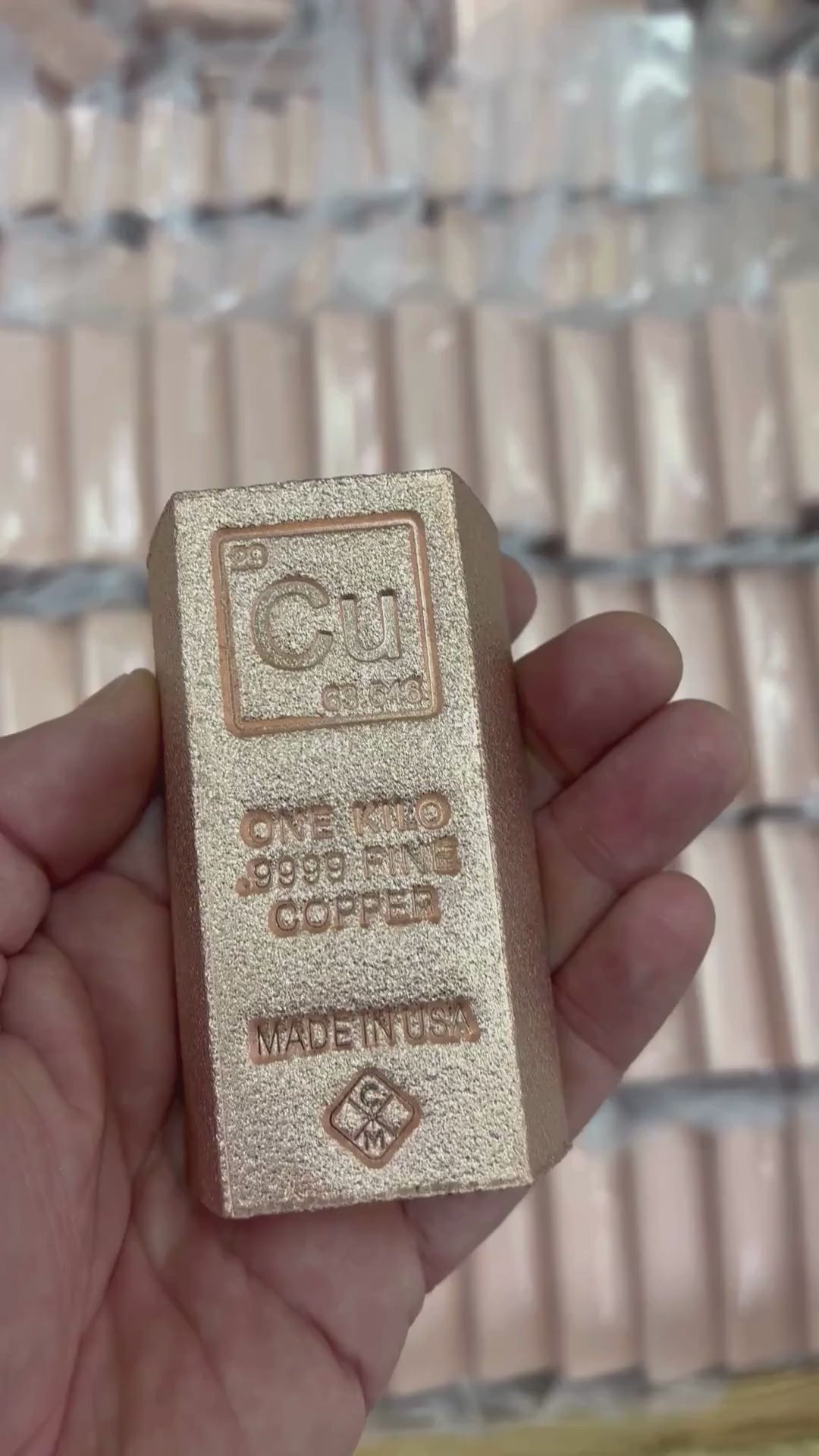 Kilo Bar Video .9999 Fine Copper