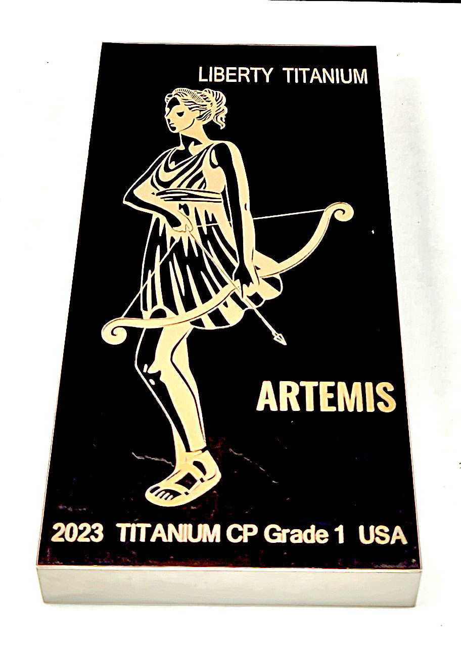 Artemis 1 Pound Titanium bar by Liberty Copper