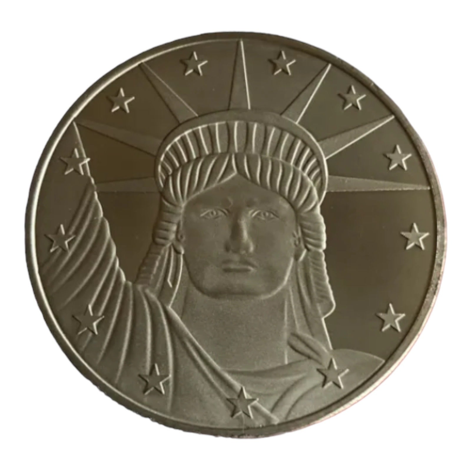 Lincoln with Lady Liberty Reverse - 1 Oz Titanium Bullion Round by Liberty Copper