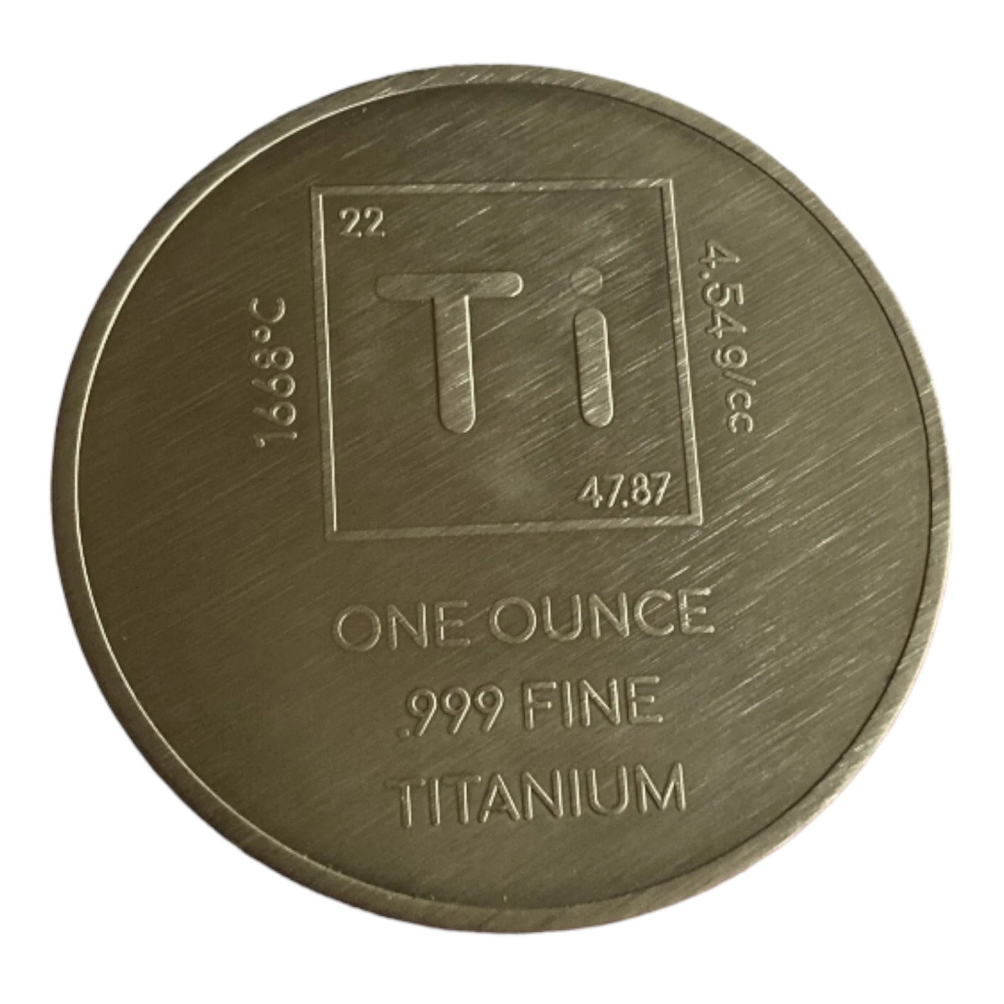 Unique Metals - 1 Oz Titanium Round