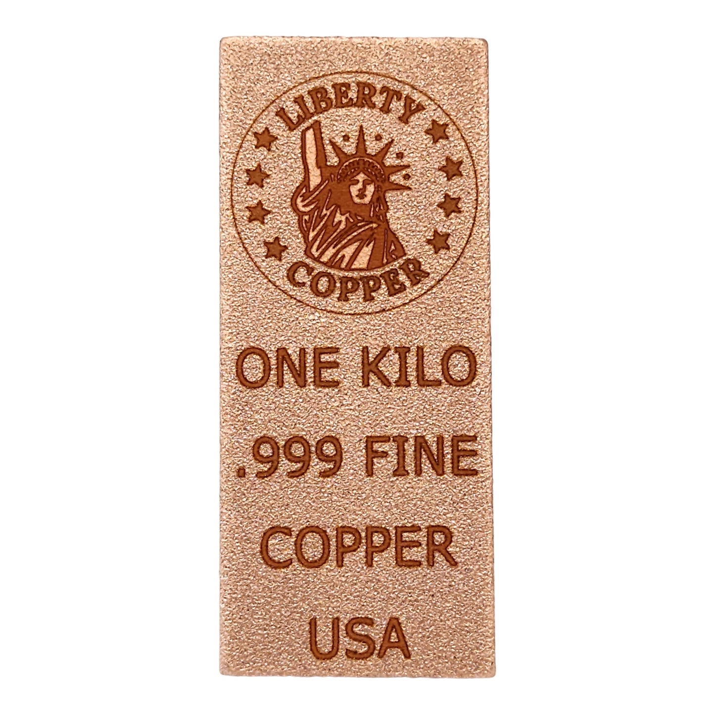 Liberty Copper Design 1 kilo Copper Bar by Liberty Copper